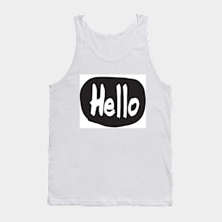 hello Tank Top